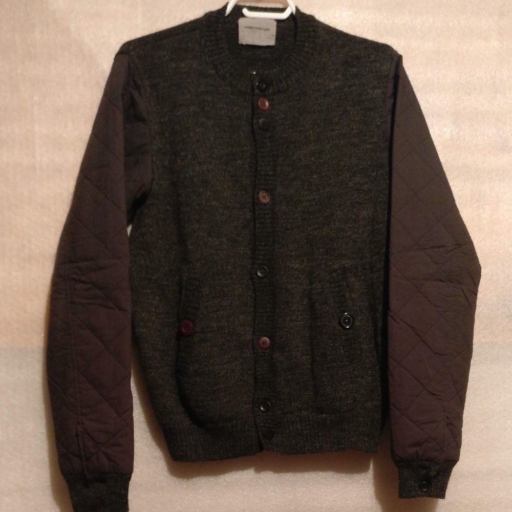 UNDERCOVER JAPAN Aviator bomber quilted puffer Wool Jacket Color Coal Men medium